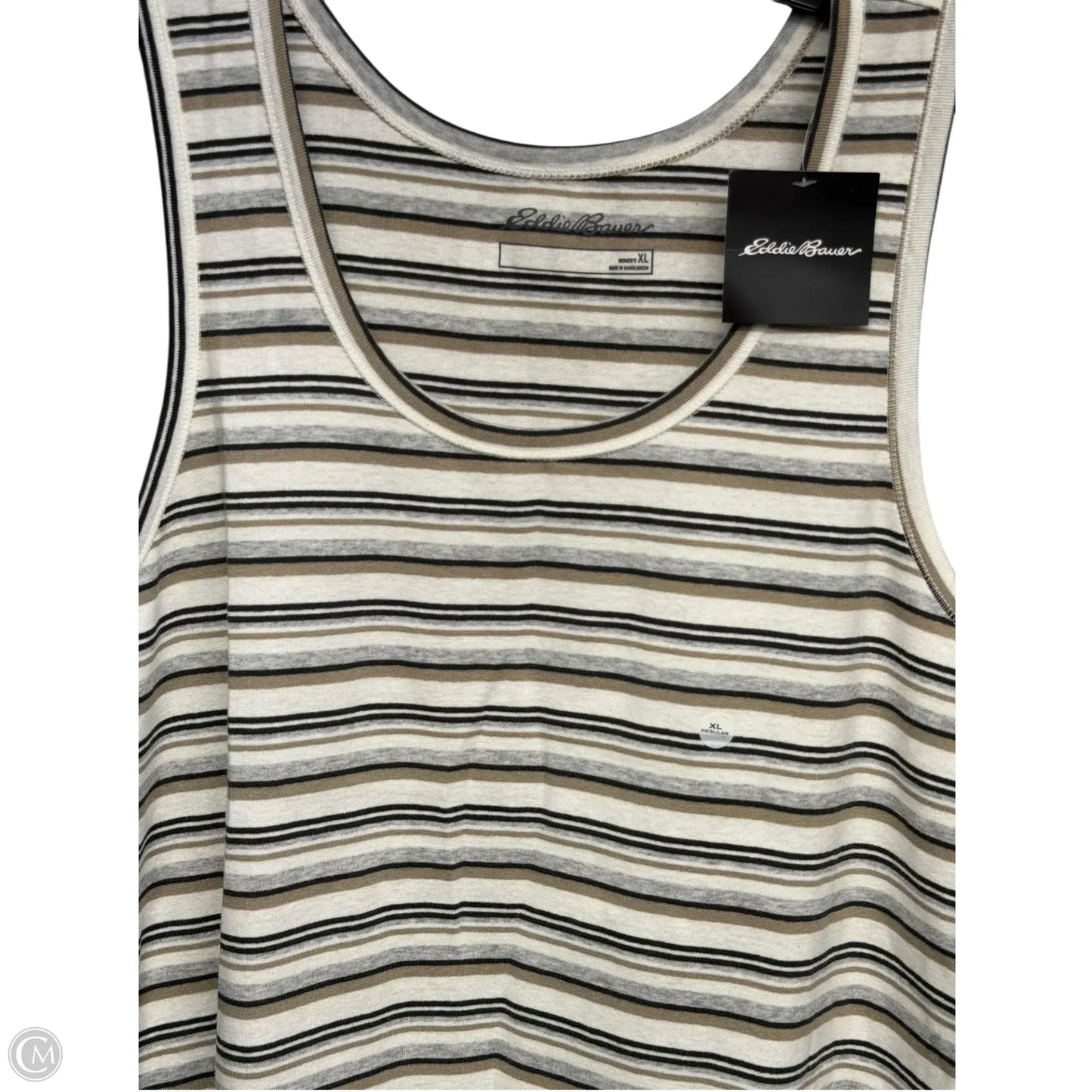 Tank Top By Eddie Bauer In Striped Pattern, Size: Xl