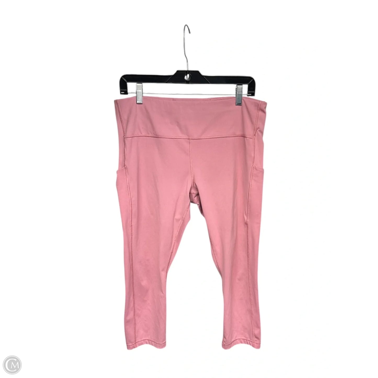 Athletic Capris By Athleta In Pink, Size: Xl