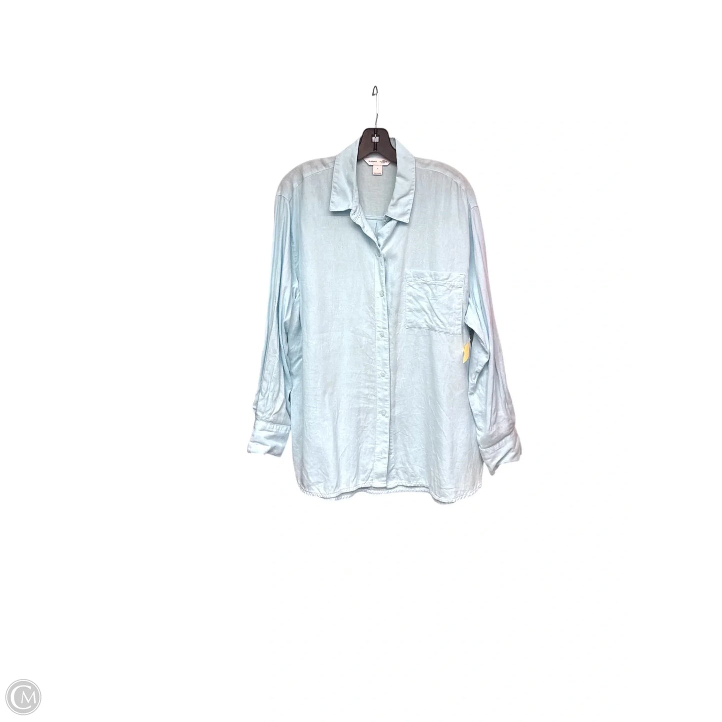 Top Long Sleeve By Old Navy In Blue, Size: L