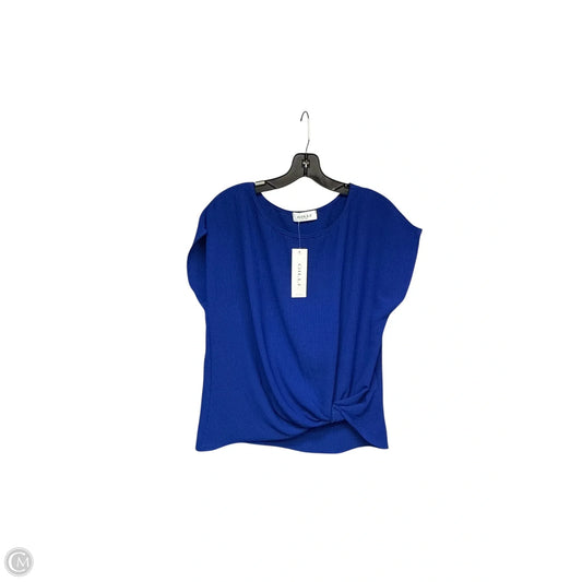 Top Short Sleeve By Gilli In Blue, Size: M