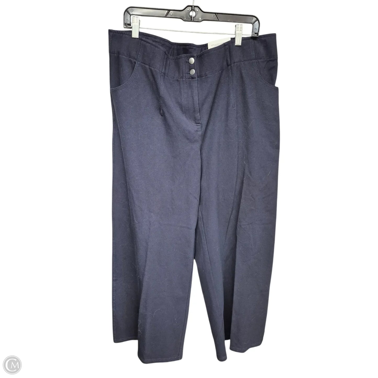 Pants Wide Leg By Chicos In Navy, Size: 20