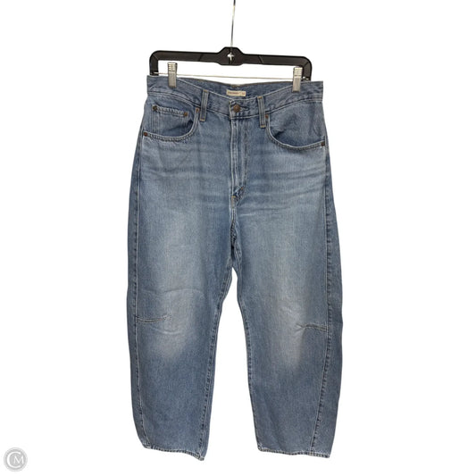 Jeans Wide Leg By Levis In Blue Denim, Size: 30