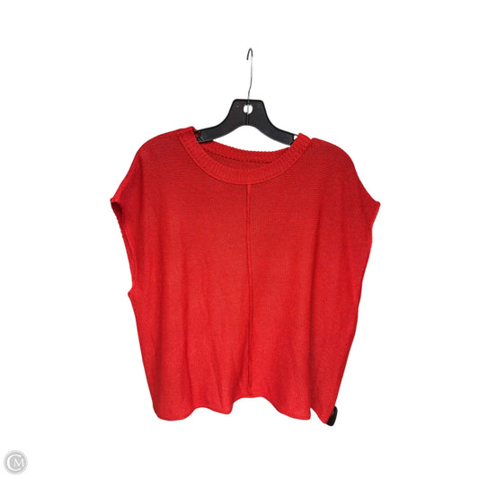 Top Sleeveless By Shein In Red, Size: L