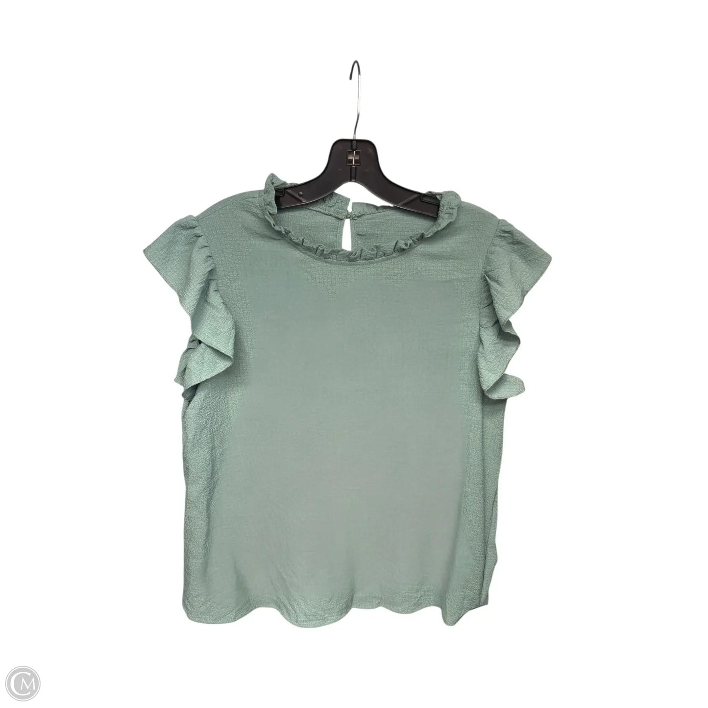 Top Sleeveless By Shein In Green, Size: L