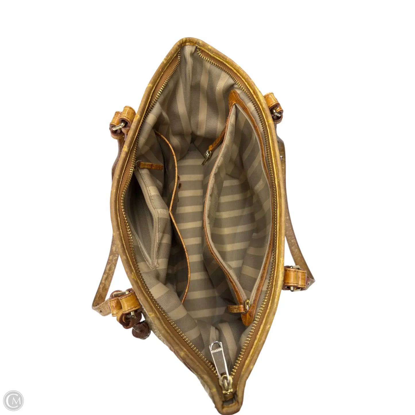 Handbag Designer By Brahmin, Size: Large