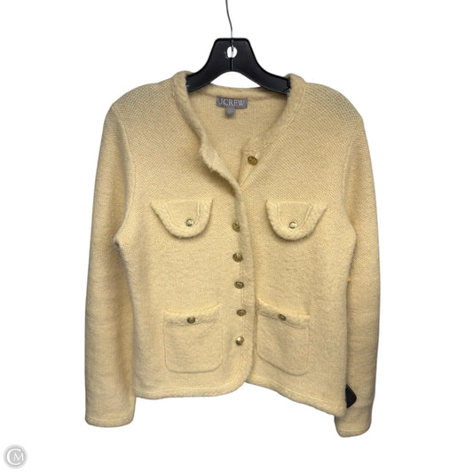 Sweater Cardigan By J. Crew In Cream, Size: S