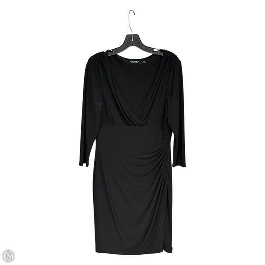 Dress Work By Lauren By Ralph Lauren In Black, Size: L
