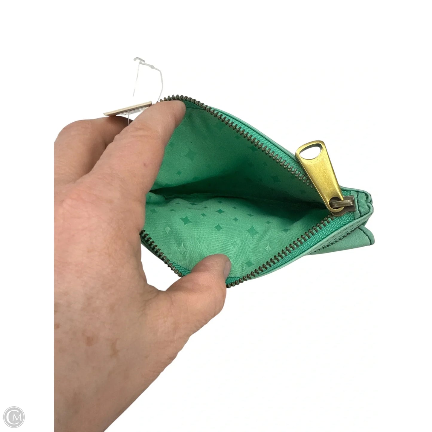 Wallet Leather By Fossil, Size: Large