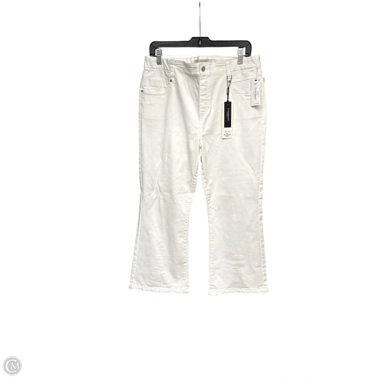 Pants Cropped By Liverpool In White, Size: 12