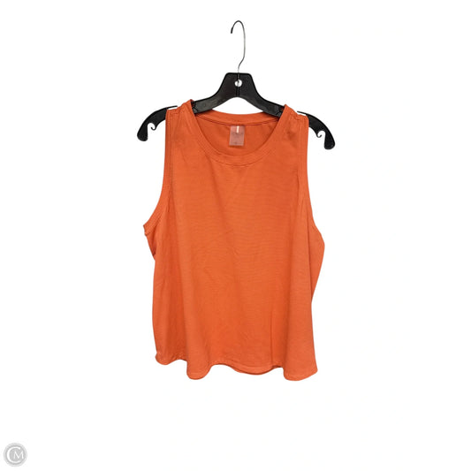 Athletic Tank Top By Calia In Orange, Size: Xl