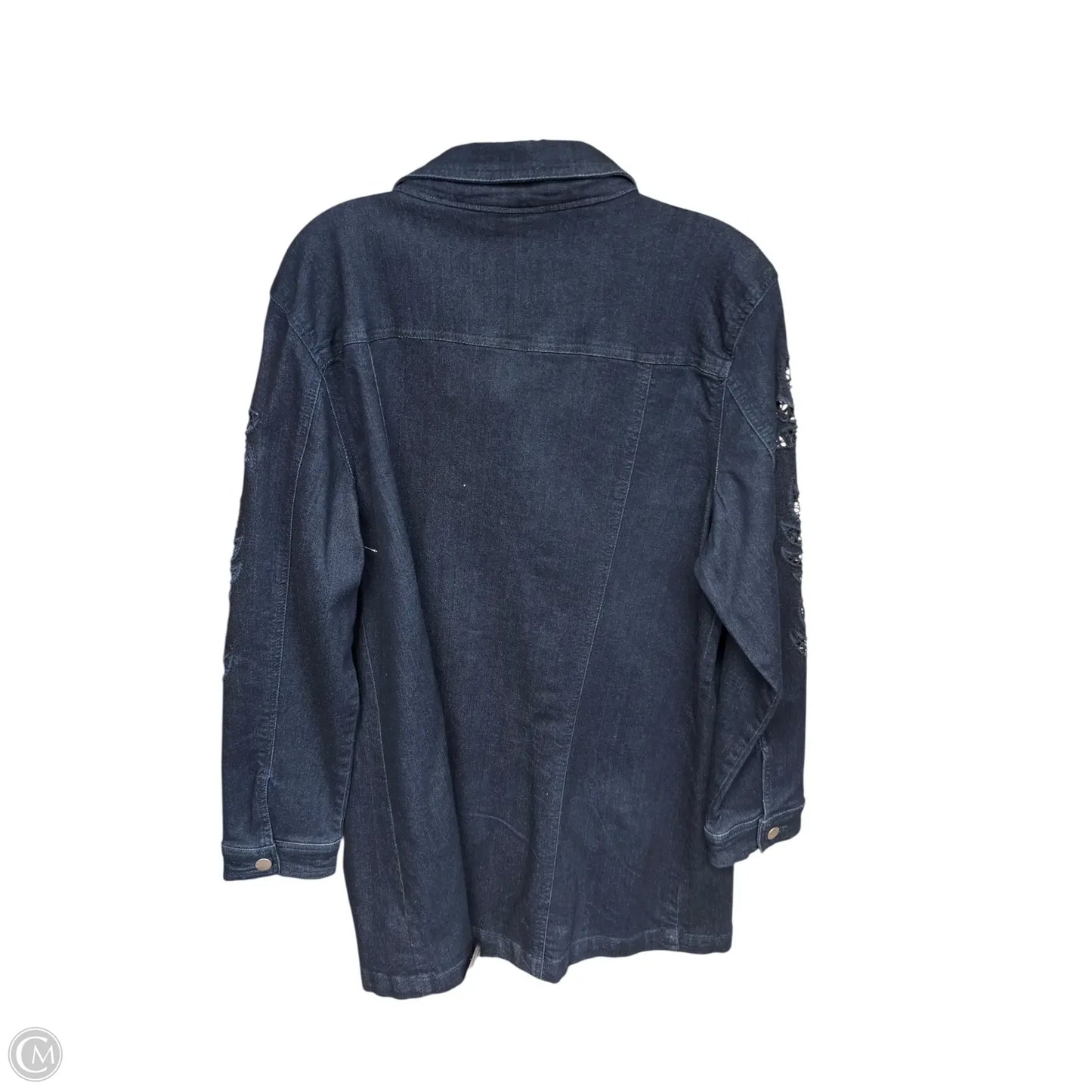 Jacket Denim By Westport In Blue Denim, Size: Xl