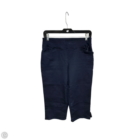 Capris By Croft And Barrow In Navy, Size: 4p