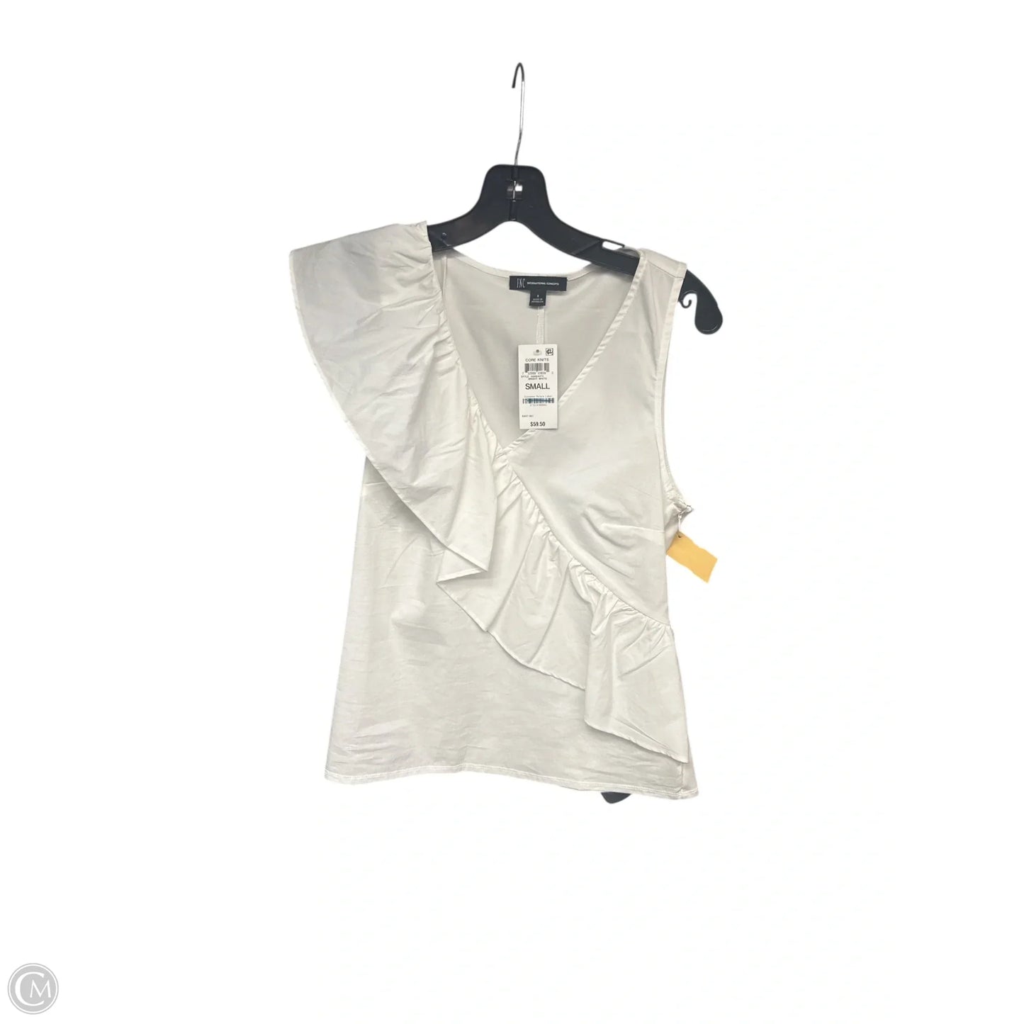 Top Sleeveless By Inc In White, Size: S