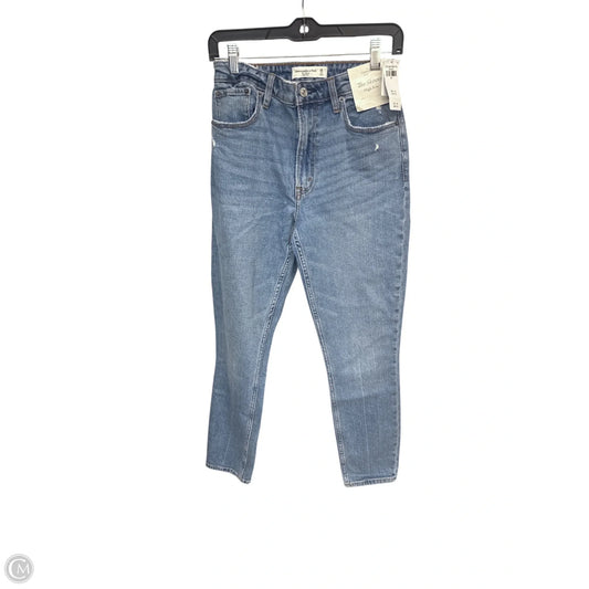 Jeans Skinny By Abercrombie And Fitch In Blue Denim, Size: 2