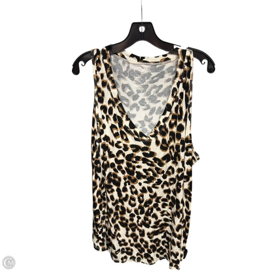 Tank Top By Maurices In Animal Print, Size: 2x