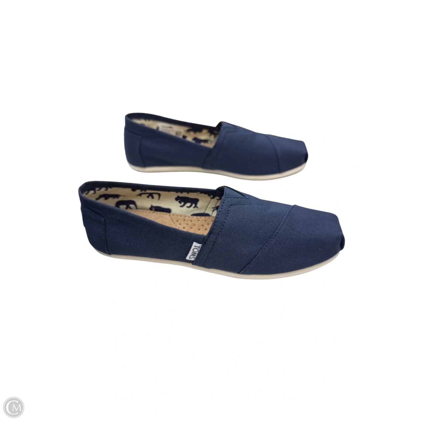 Shoes Flats By Toms In Navy, Size: 7