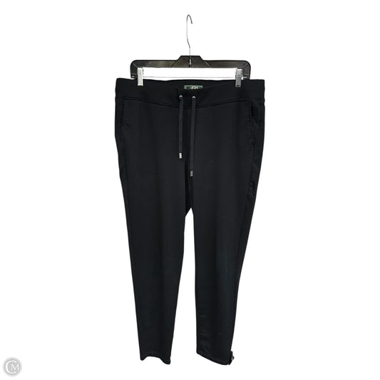 Athletic Pants By Lauren By Ralph Lauren In Black, Size: L