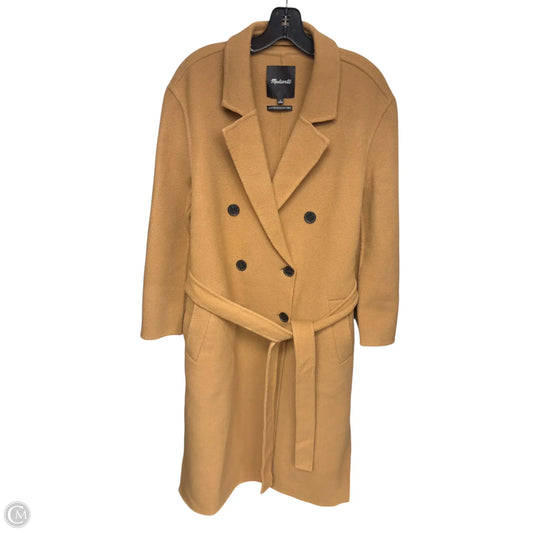 Coat Peacoat By Madewell In Brown, Size: L