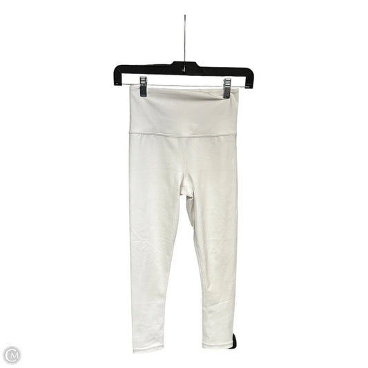 Athletic Capris By Athleta In White, Size: Xxs