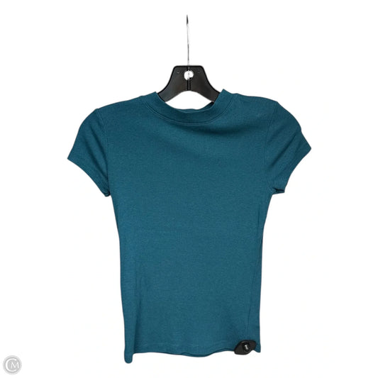 Top Short Sleeve By A New Day In Teal, Size: S