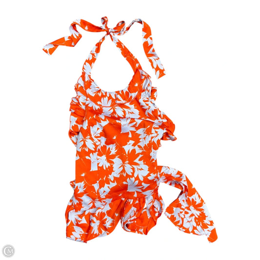 Top Sleeveless By J. Crew In Blue & Orange, Size: L