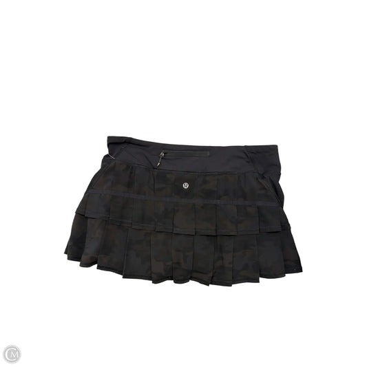 Athletic Skort By Lululemon In Black, Size: 8