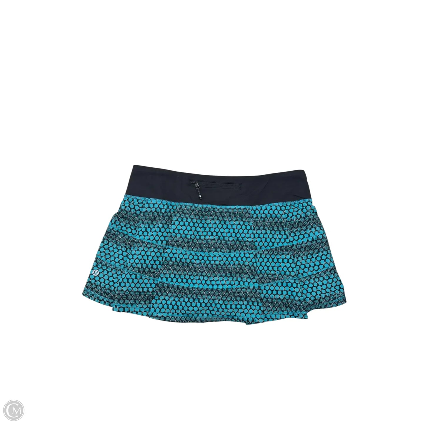 Athletic Skort By Lululemon In Teal, Size: 8