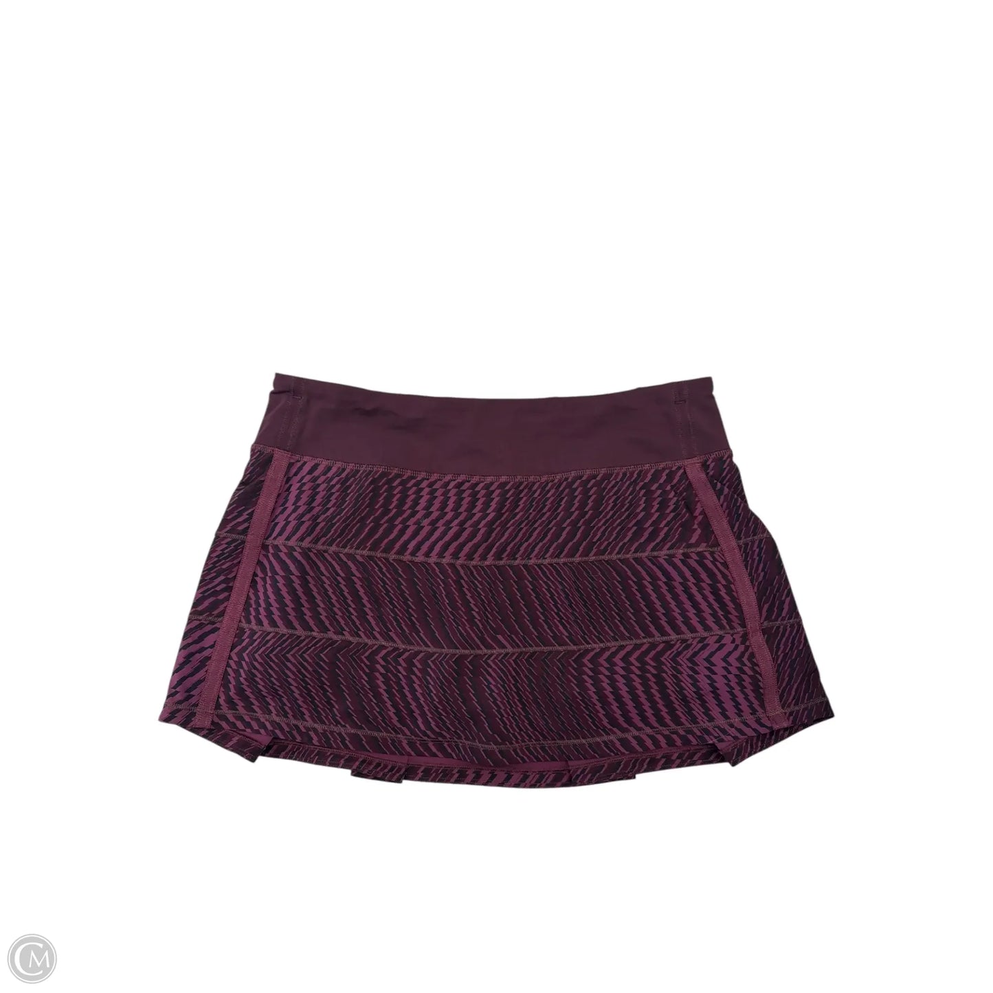 Athletic Skort By Lululemon In Purple, Size: 8