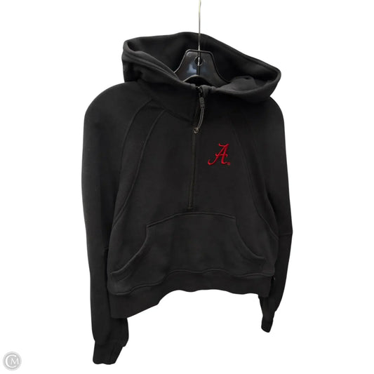 Athletic Sweatshirt Hoodie By Lululemon In Black