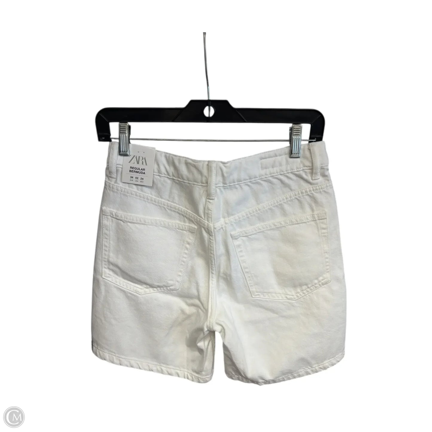 Shorts By Zara In White, Size: 2