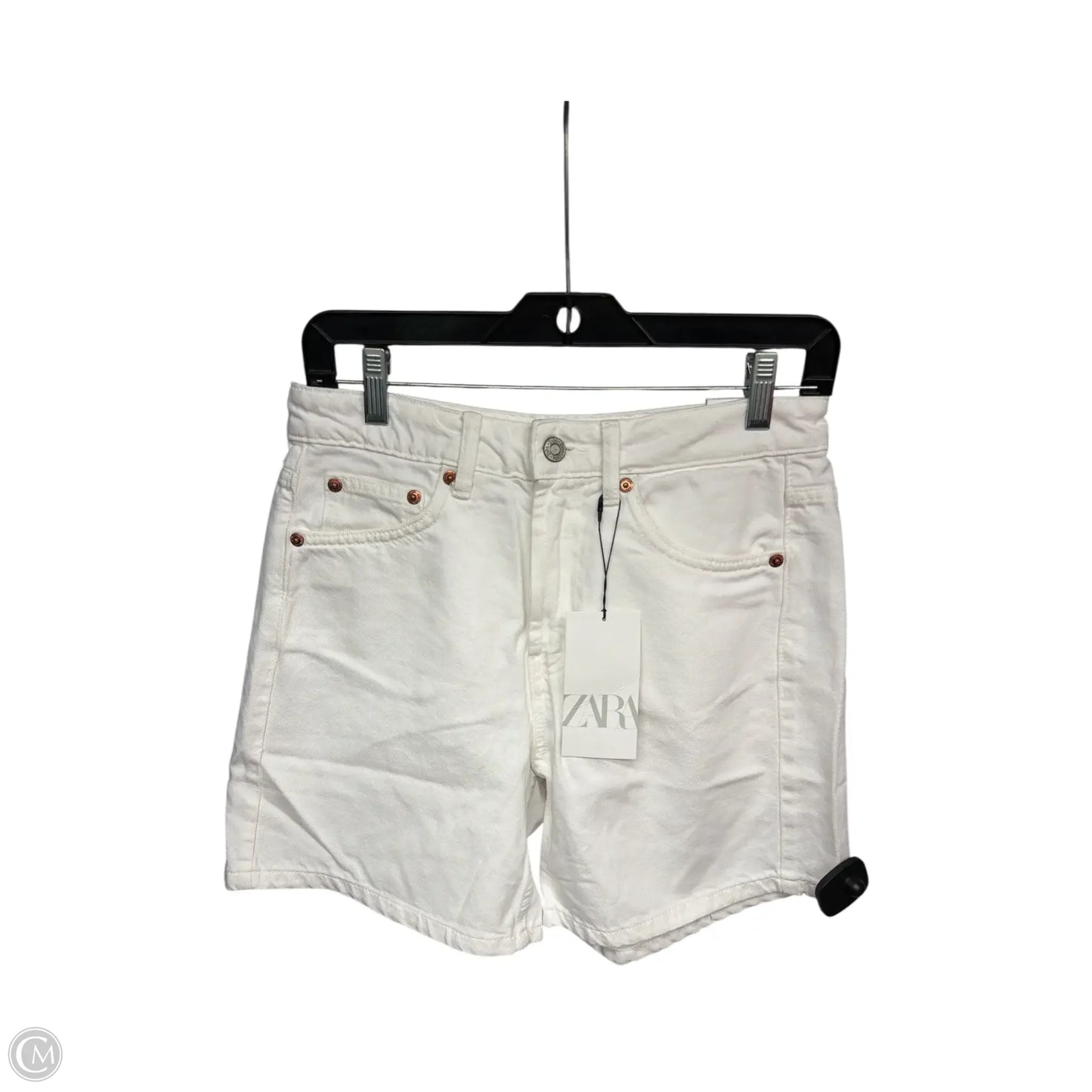 Shorts By Zara In White, Size: 4