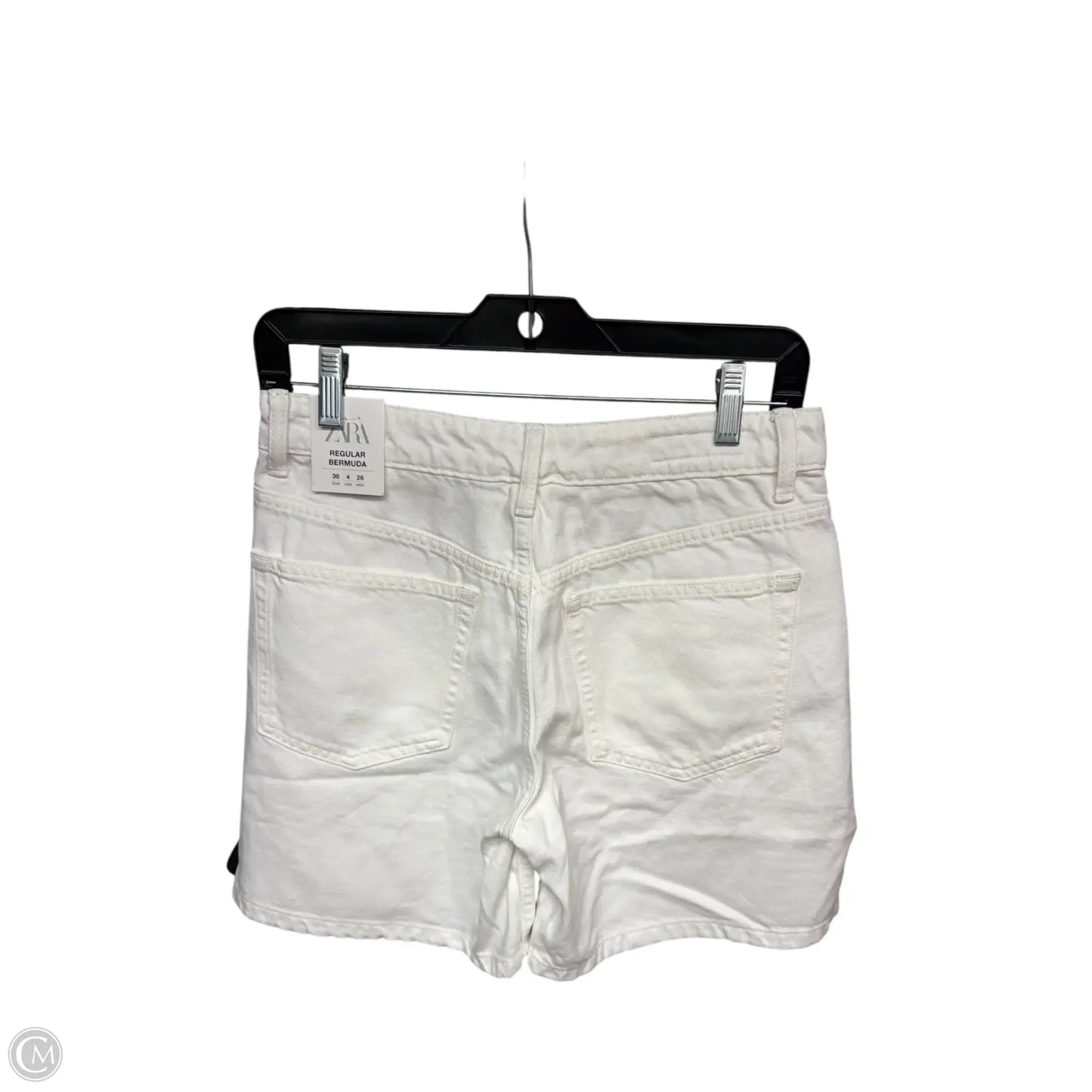Shorts By Zara In White, Size: 4
