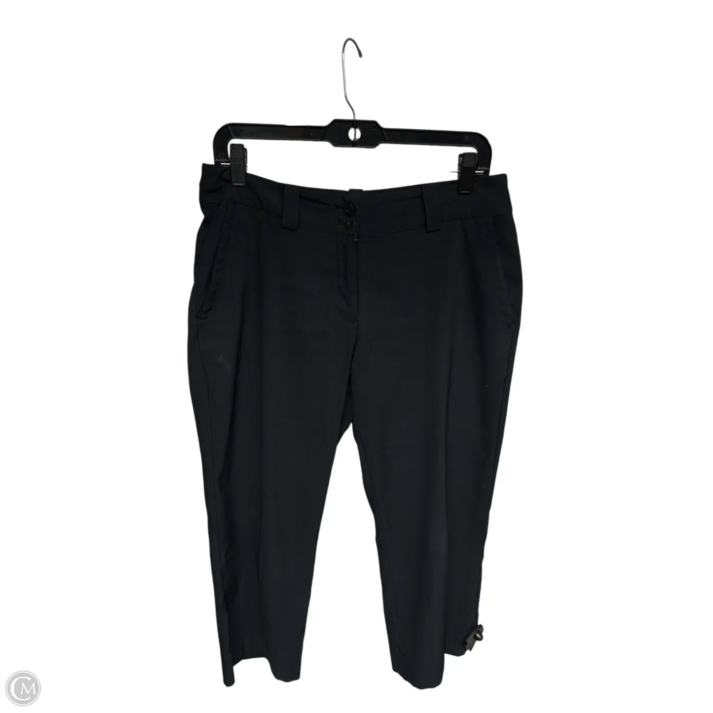 Athletic Capris By Nike Apparel In Black, Size: M