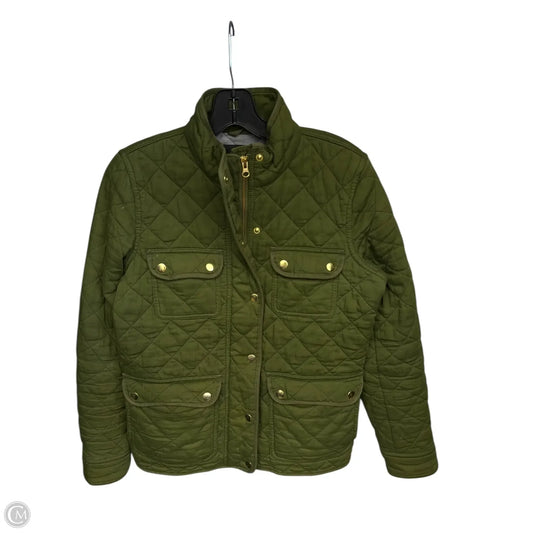 Jacket Puffer & Quilted By J. Crew In Green, Size: S