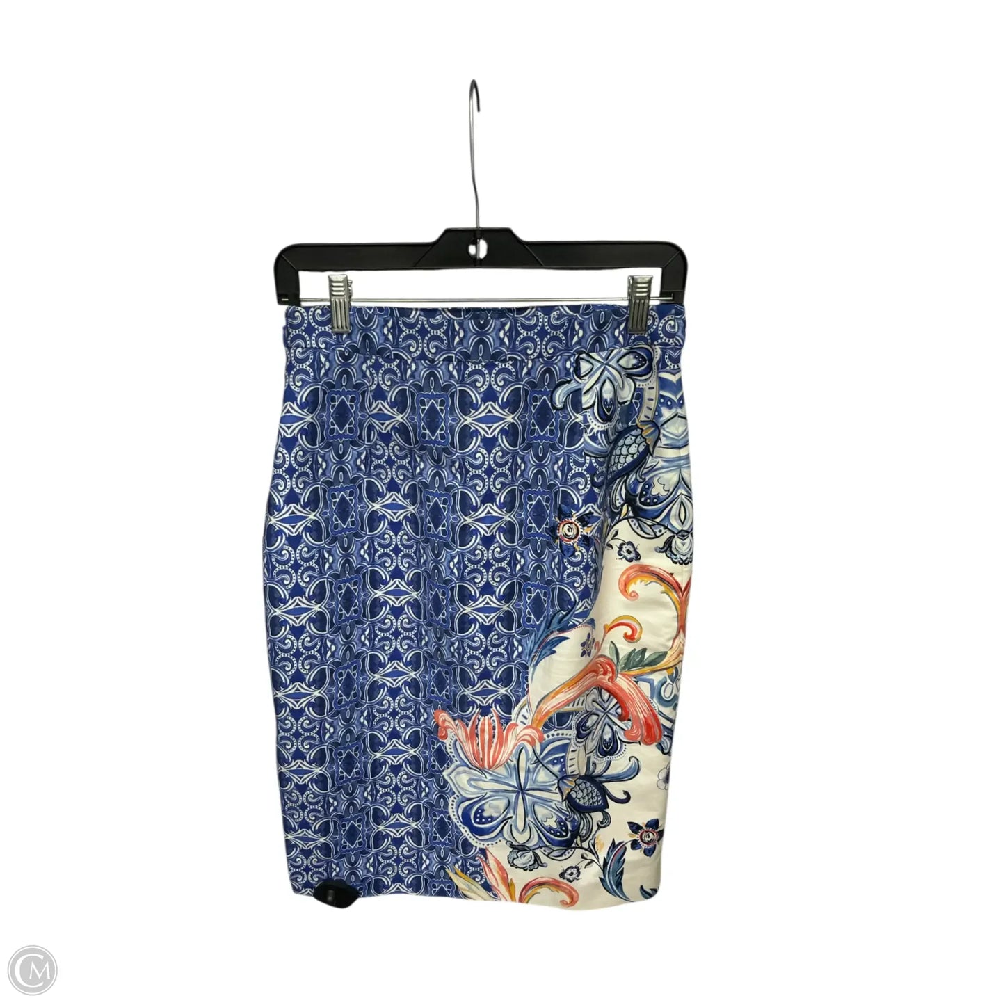 Skirt Midi By Moulinette Soeurs In Blue & White, Size: 4