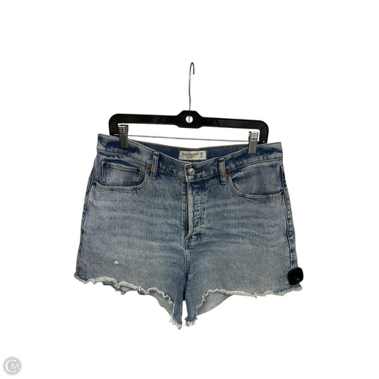 Shorts By Abercrombie And Fitch In Blue Denim, Size: 10