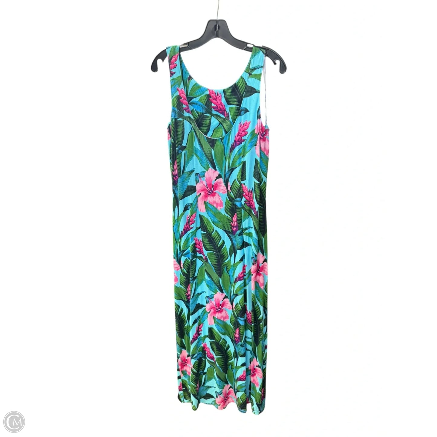 Dress Casual Maxi By Tommy Bahama In Tropical Print, Size: L