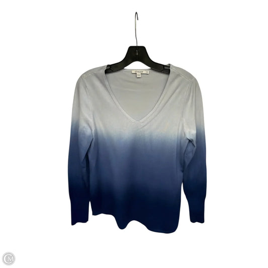 Sweater By Chicos In Blue, Size: S