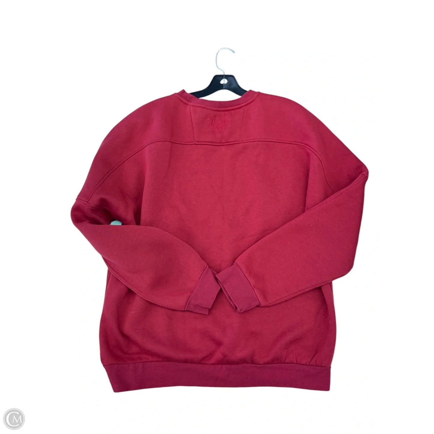 Sweatshirt Crewneck By Clothes Mentor In Red, Size: L