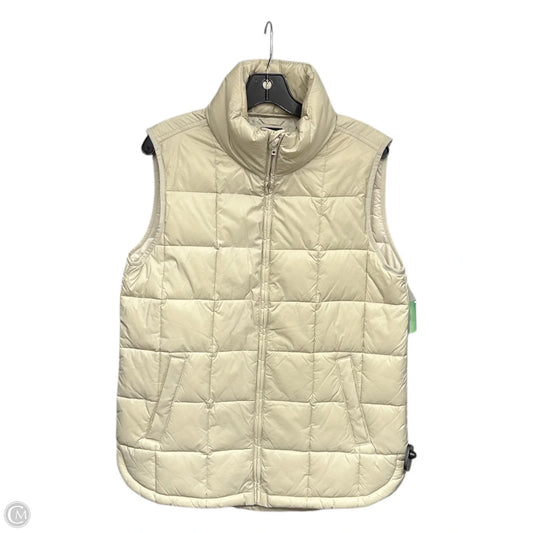 Vest Puffer & Quilted By Gap In Cream, Size: S