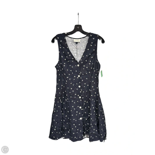 Dress Casual Midi By Universal Thread In Navy, Size: L