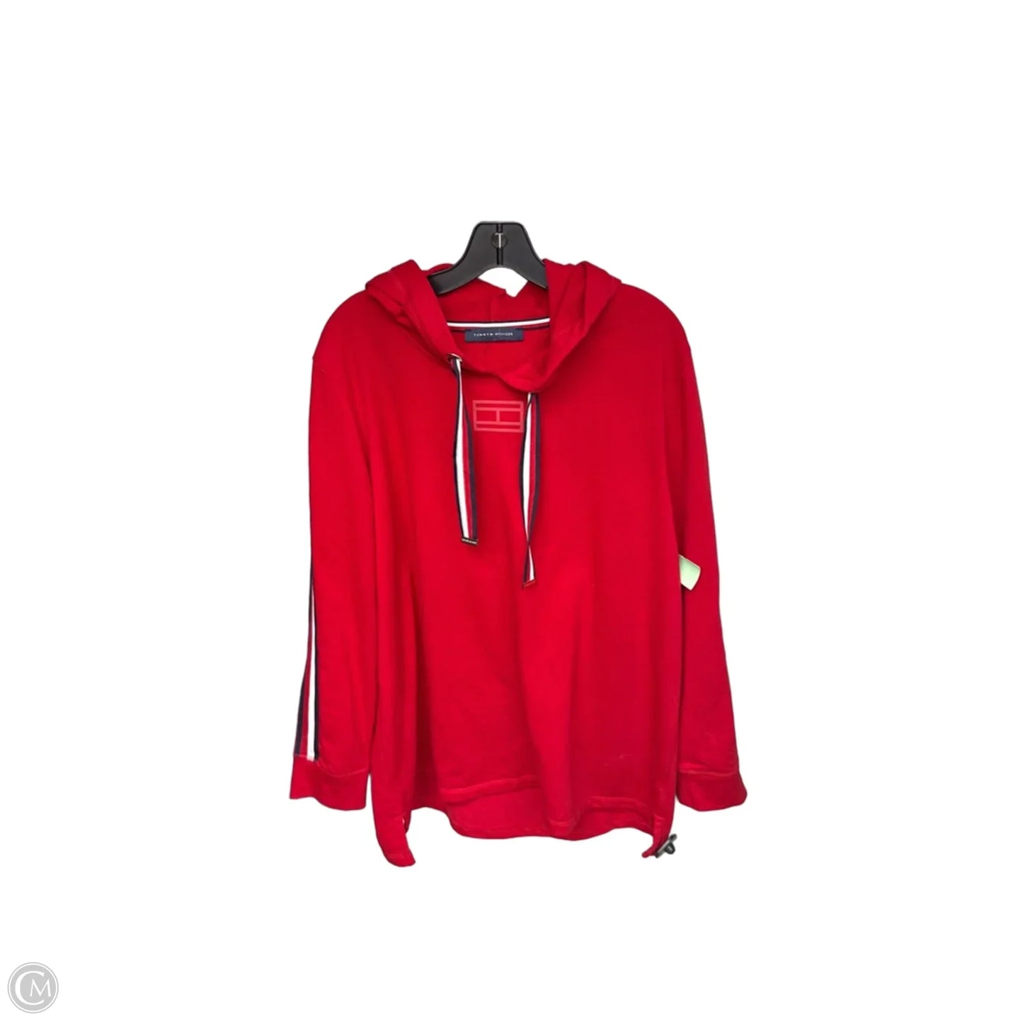 Sweatshirt Hoodie By Tommy Hilfiger In Red, Size: Xl