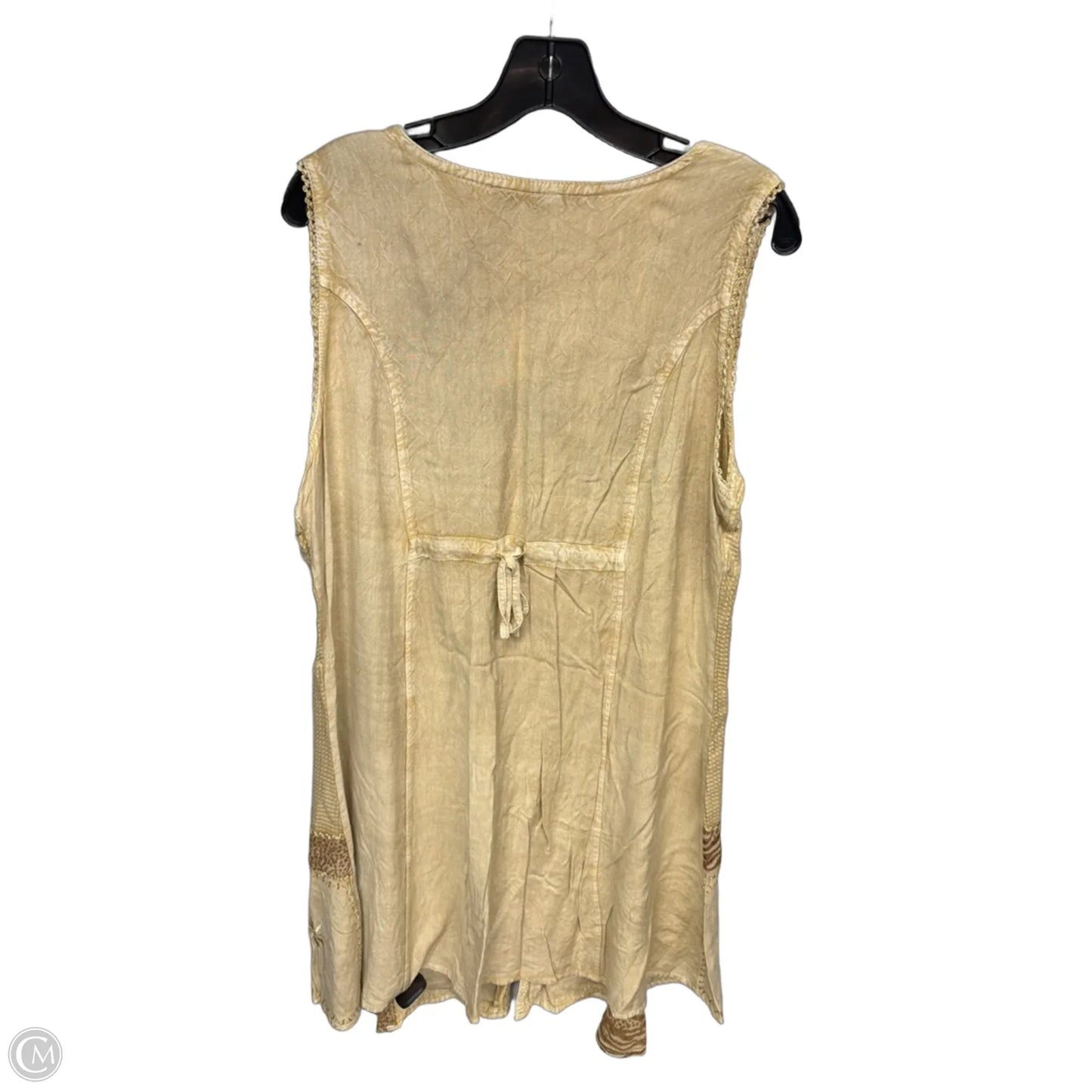 Dress Casual Midi By Clothes Mentor In Tan, Size: Xl