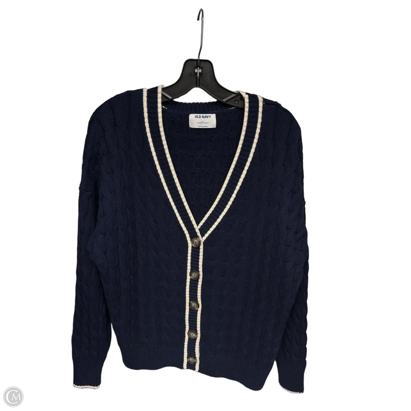 Cardigan By Old Navy In Blue & White, Size: S