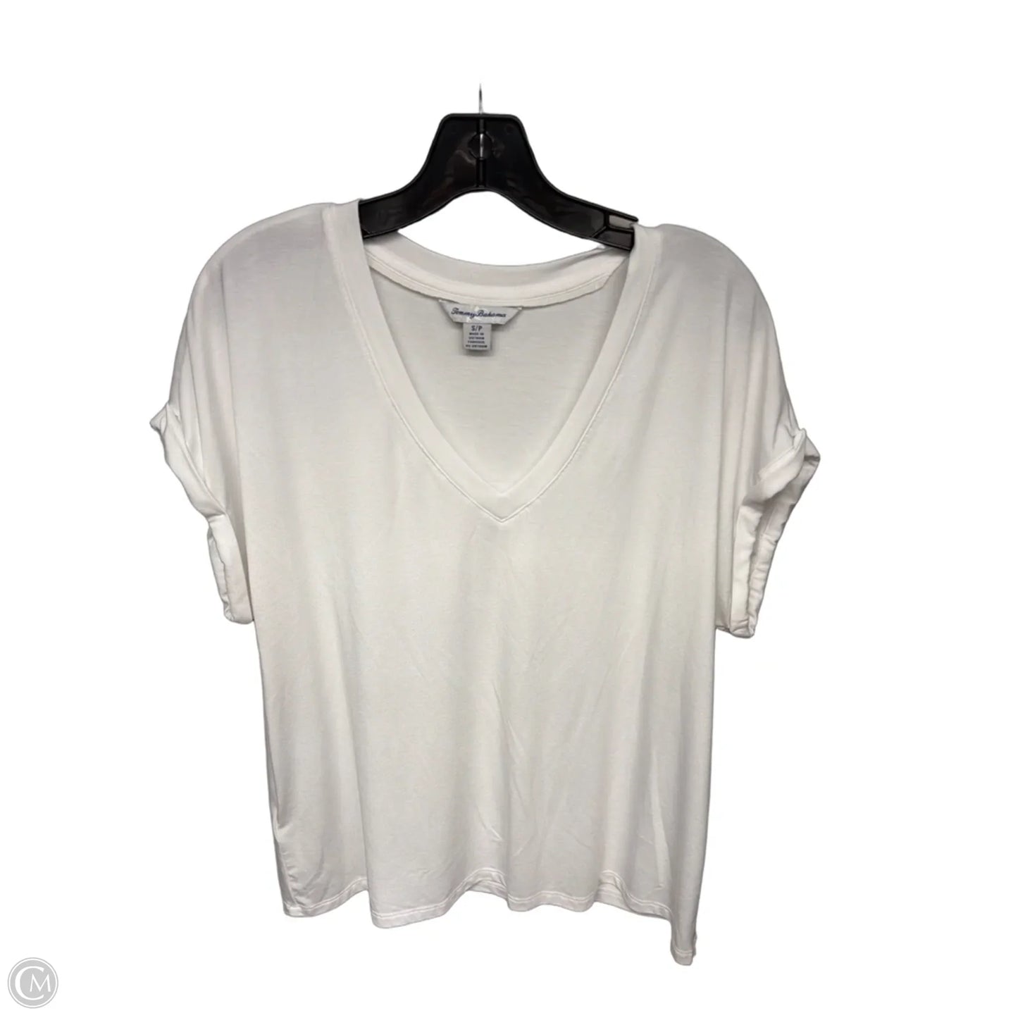 Top Short Sleeve By Tommy Bahama In White, Size: Sp