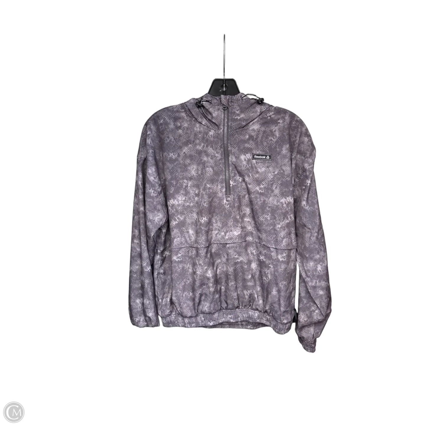 Athletic Jacket By Reebok In Purple, Size: M