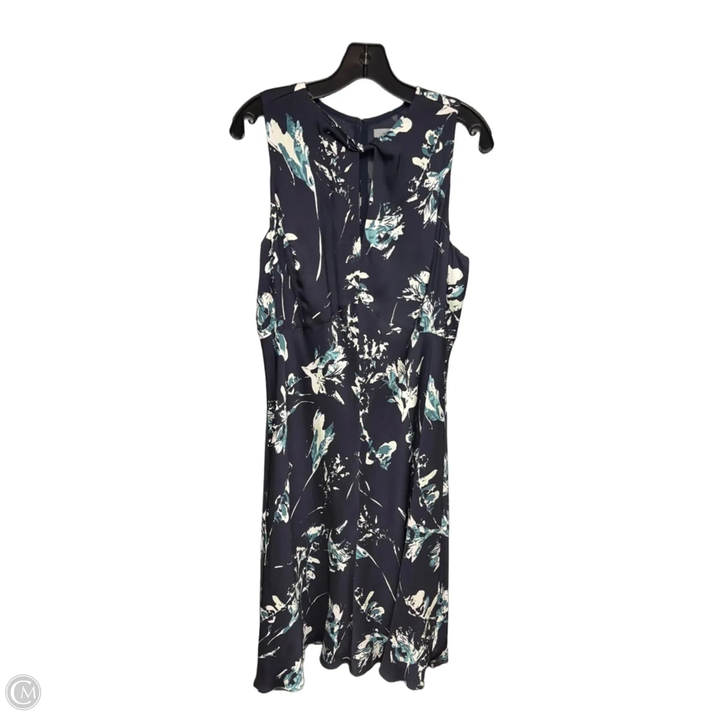 Dress Casual Midi By Classiques Entier In Blue, Size: 12