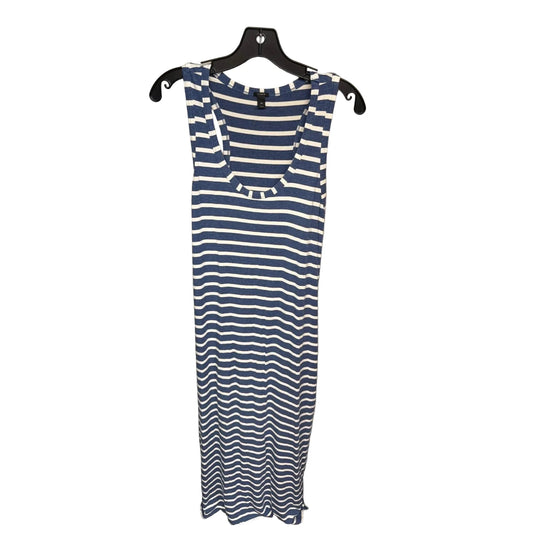 Dress Casual Maxi By J. Crew In Blue & White, Size: Xs