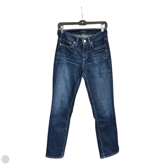 Jeans Straight By Silver In Blue Denim, Size: 4