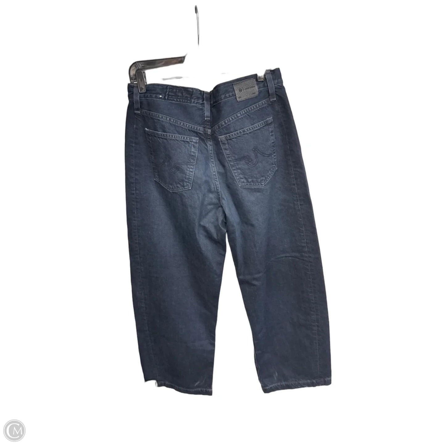 Jeans Wide Leg By Adriano Goldschmied In Blue Denim, Size: 8